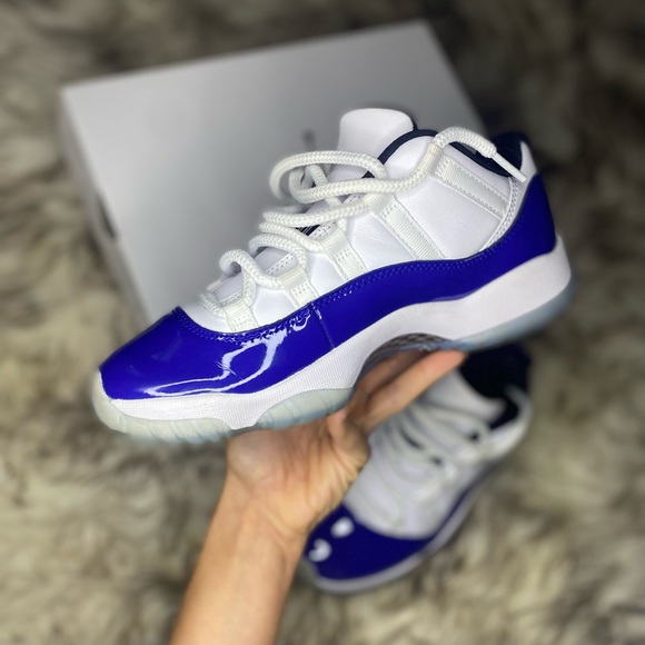 Air Jordan 11 Retro Low Concord Sketch White Blue US7.5 EUR38.5 - Picture 6 of 10